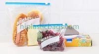 Transparent PE Reclosable Slider Bags for Food Packaging A5
